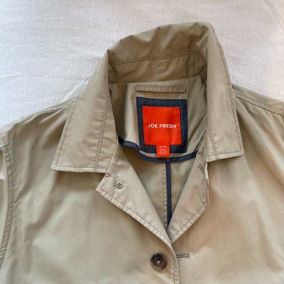 Joe Fresh beige classic trench coat - Picture 2 of 5